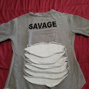 Distressed top